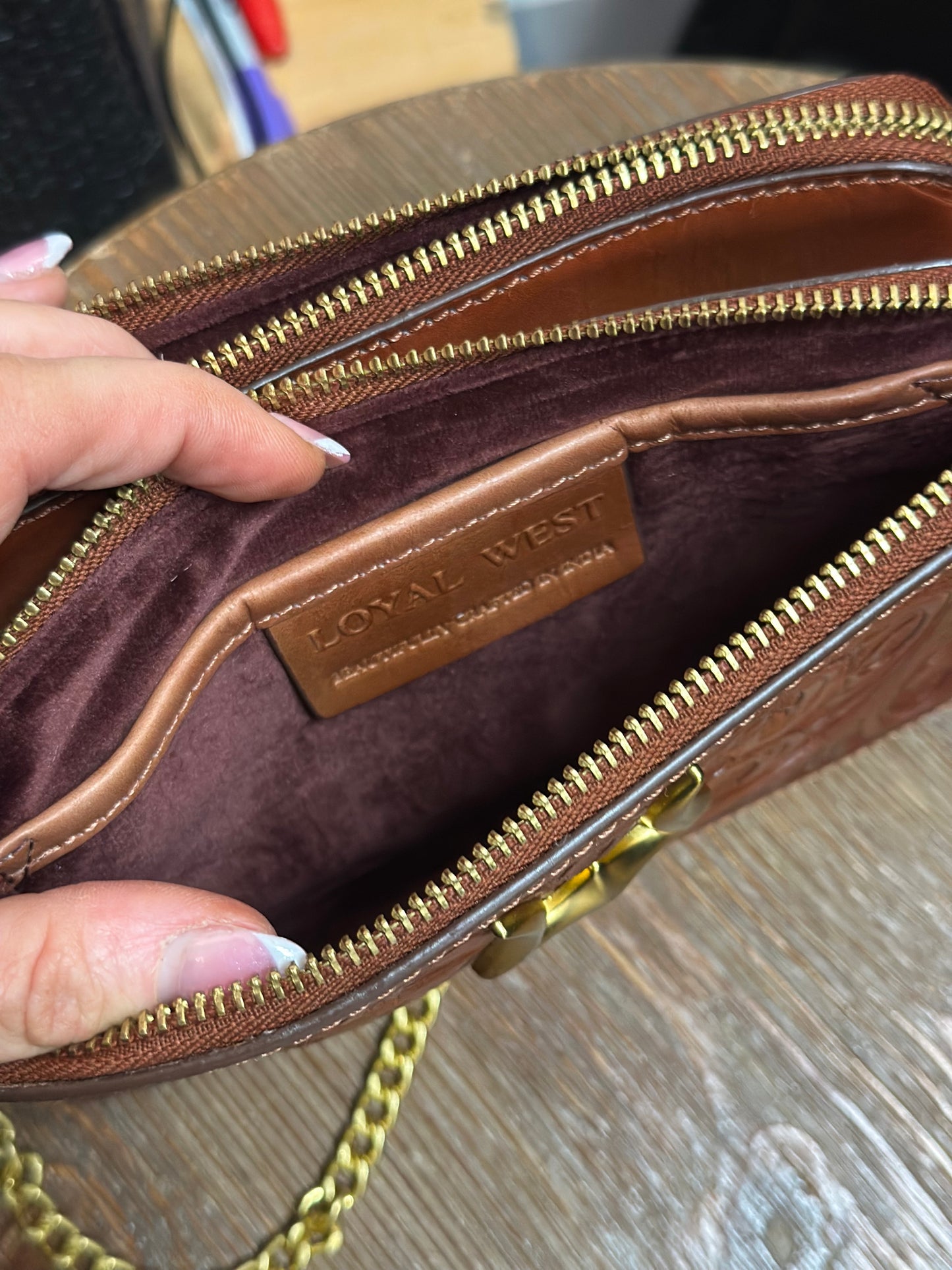 LW Mini Pony chain bag