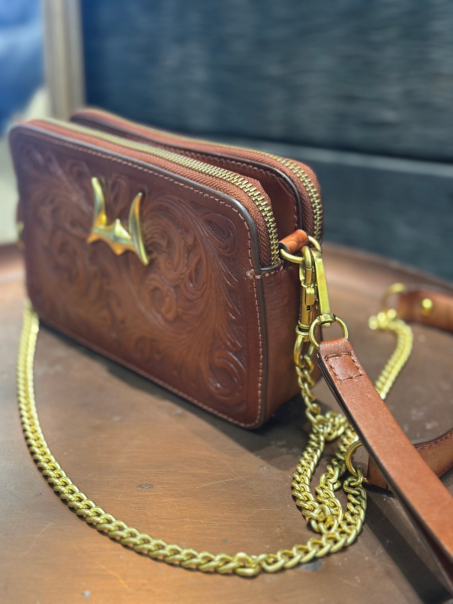 LW Mini Pony chain bag