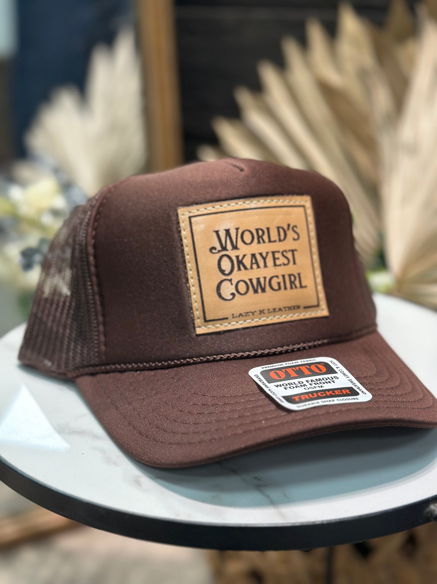 Worlds okayest cowgirl trucker