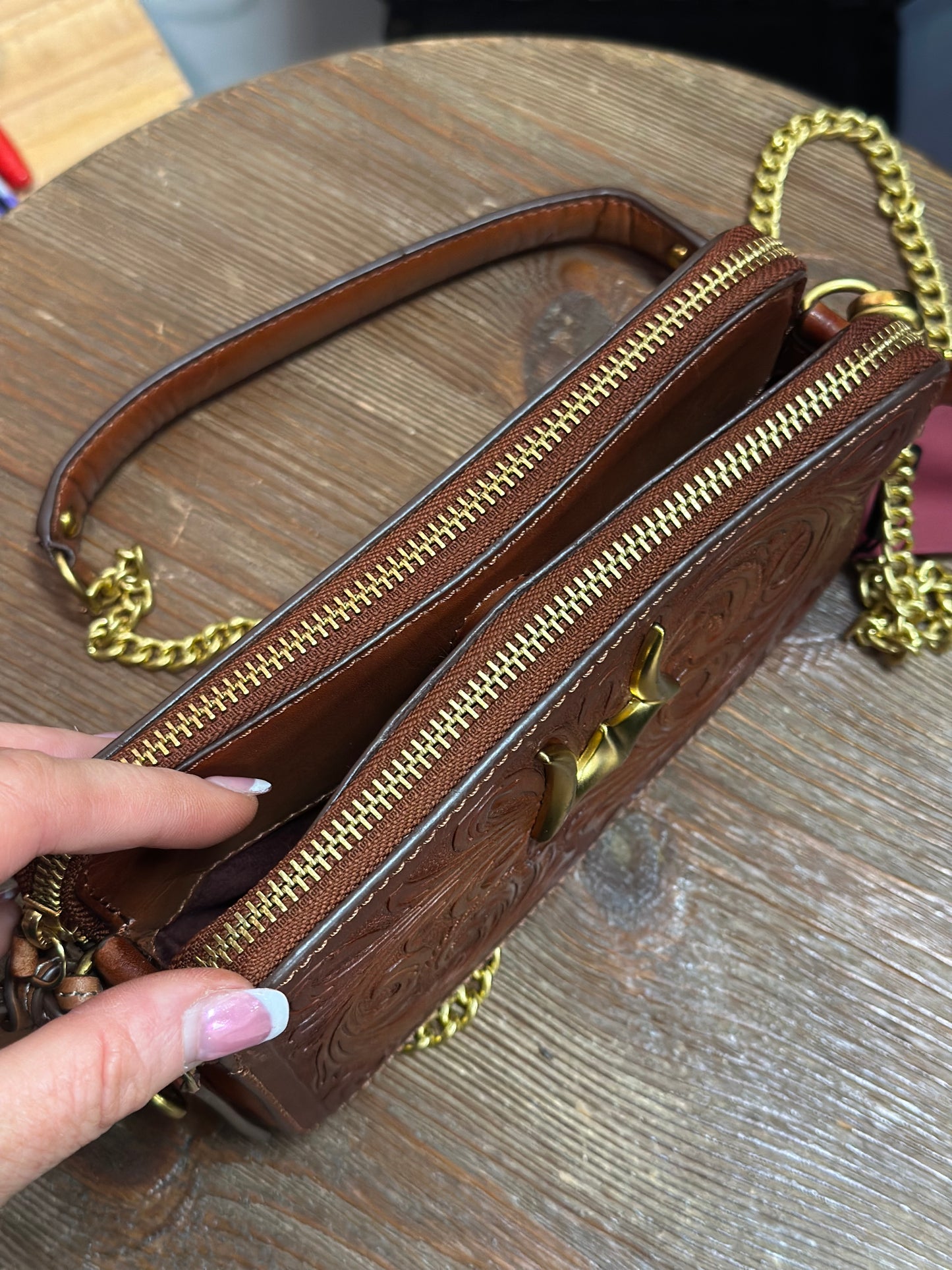 LW Mini Pony chain bag