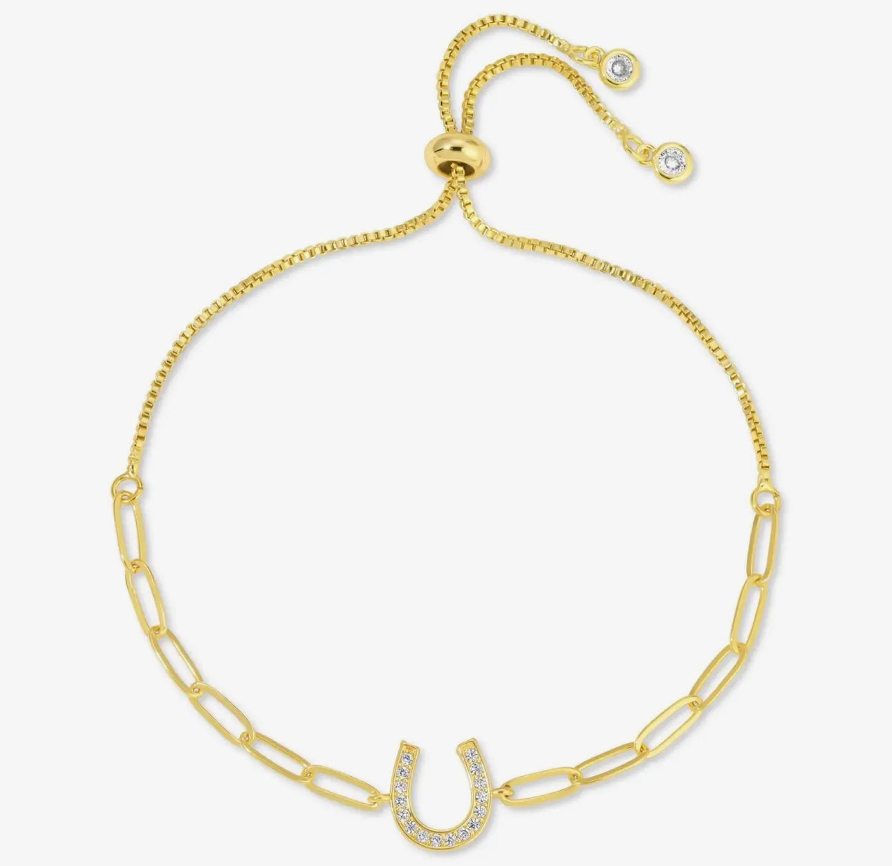 Horseshoe pulley bracelet