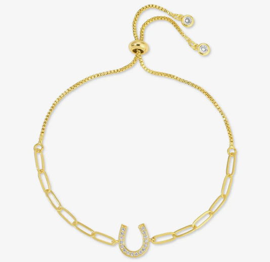 Horseshoe pulley bracelet