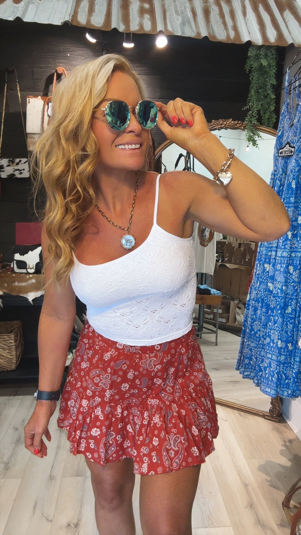 Firecracker Cowgirl Skort