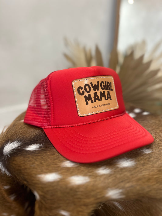 Cowgirl mama foam trucker