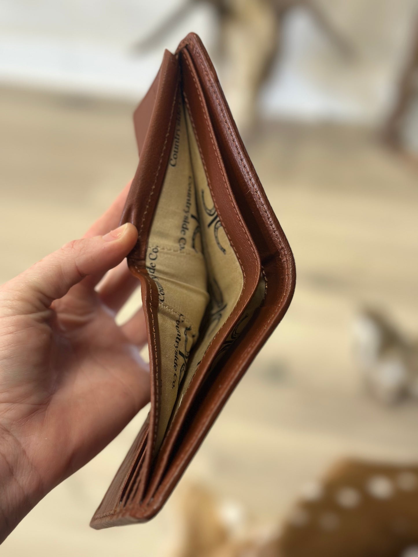 The Westin checkered wallet