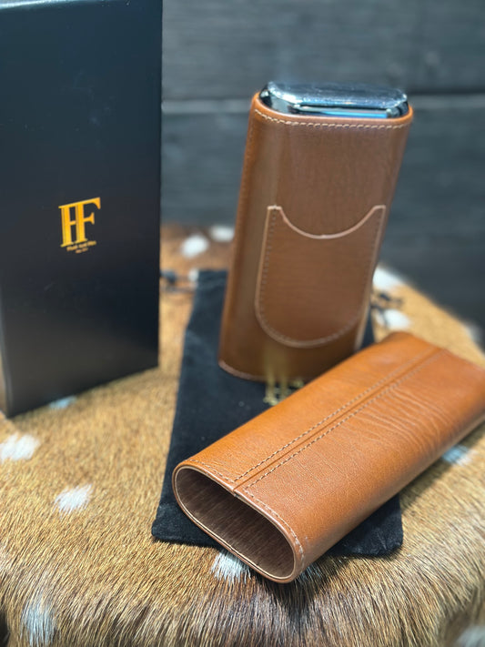 “The Vero” 3 cigar travel case