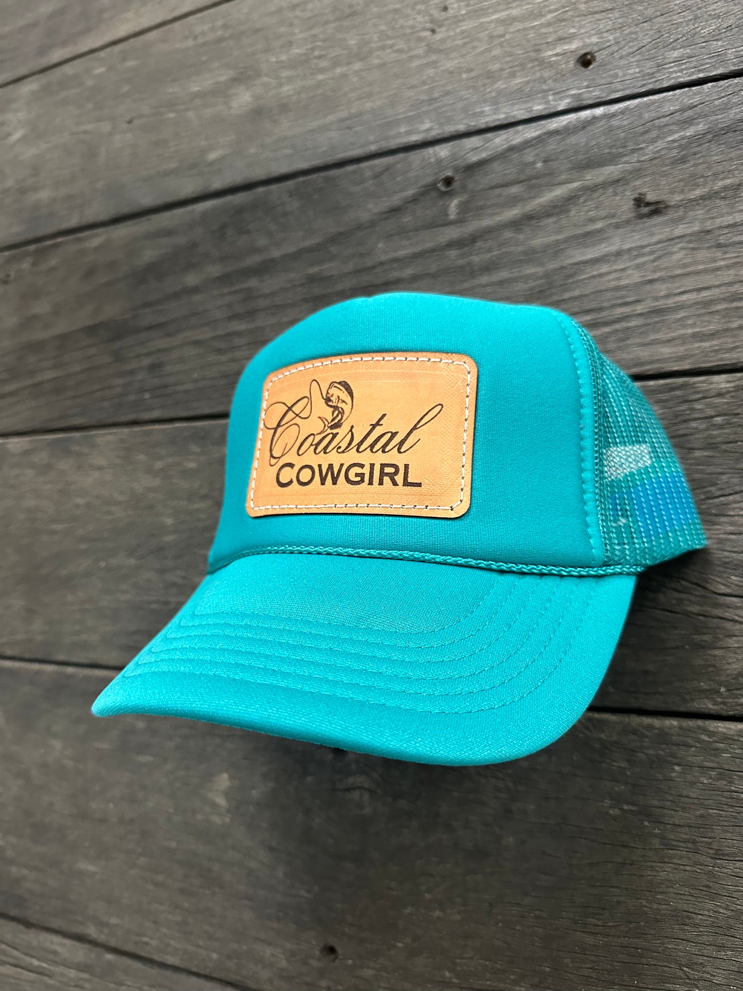 Coastal cowgirl patch hat