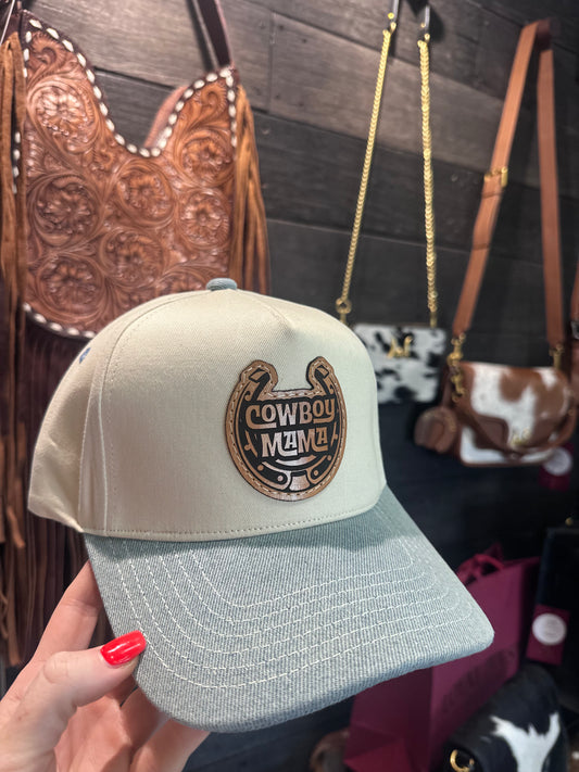 Cowboy Mama horseshoe patch