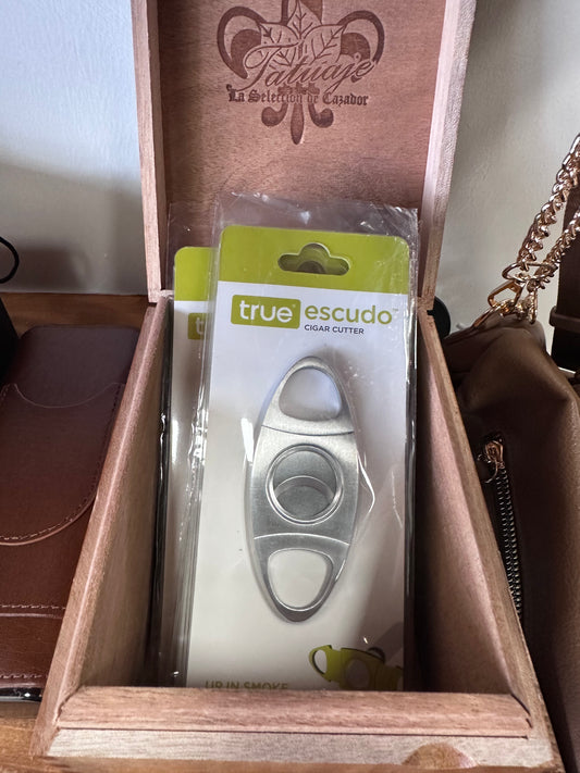 Stainless cigar cutter