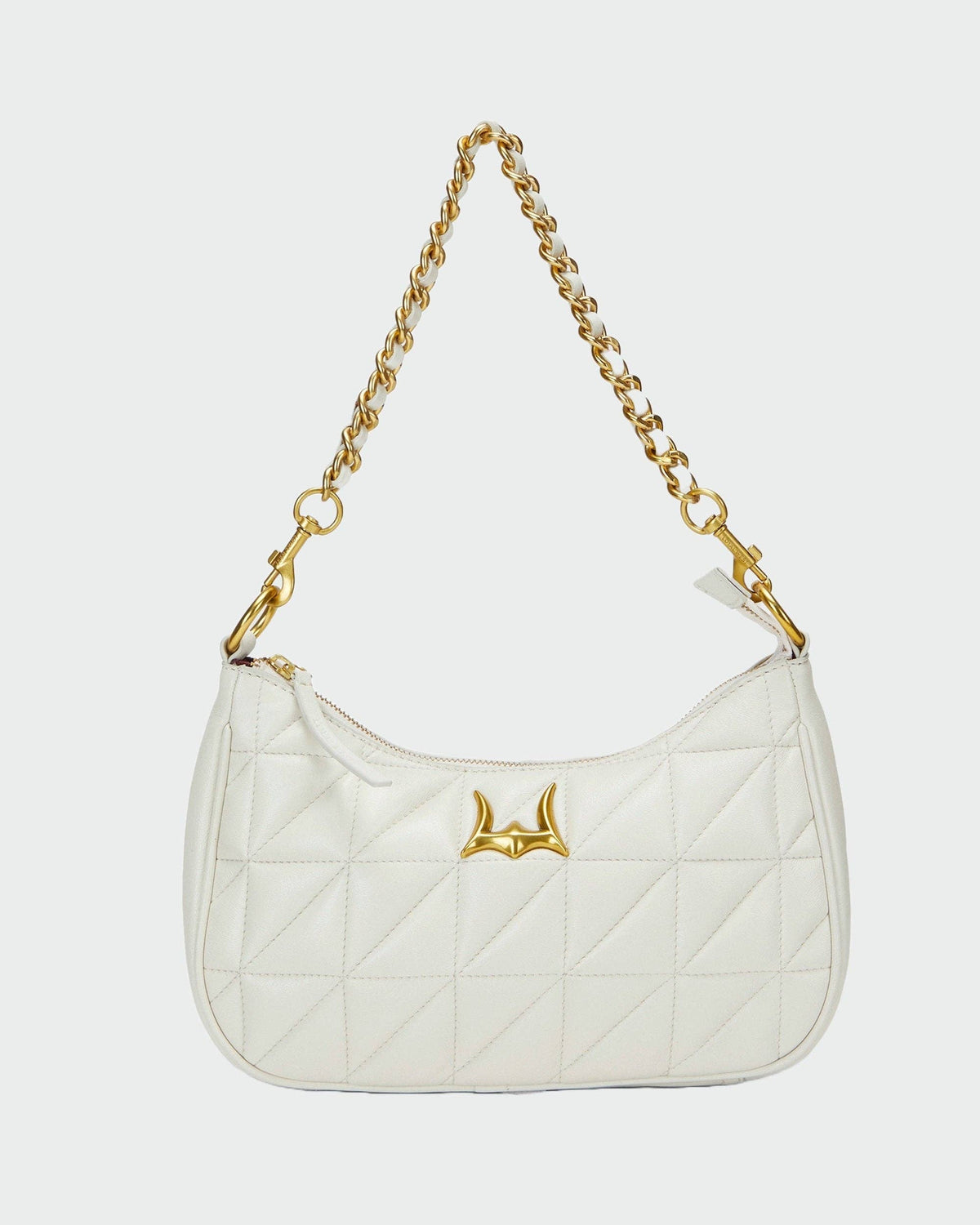“Loyal West Jolene” Quilted Leather Bag-Black