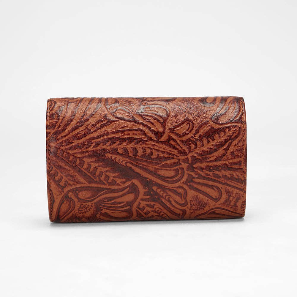 Loyal West Canyon Jewelry Case Handtooled Leather
