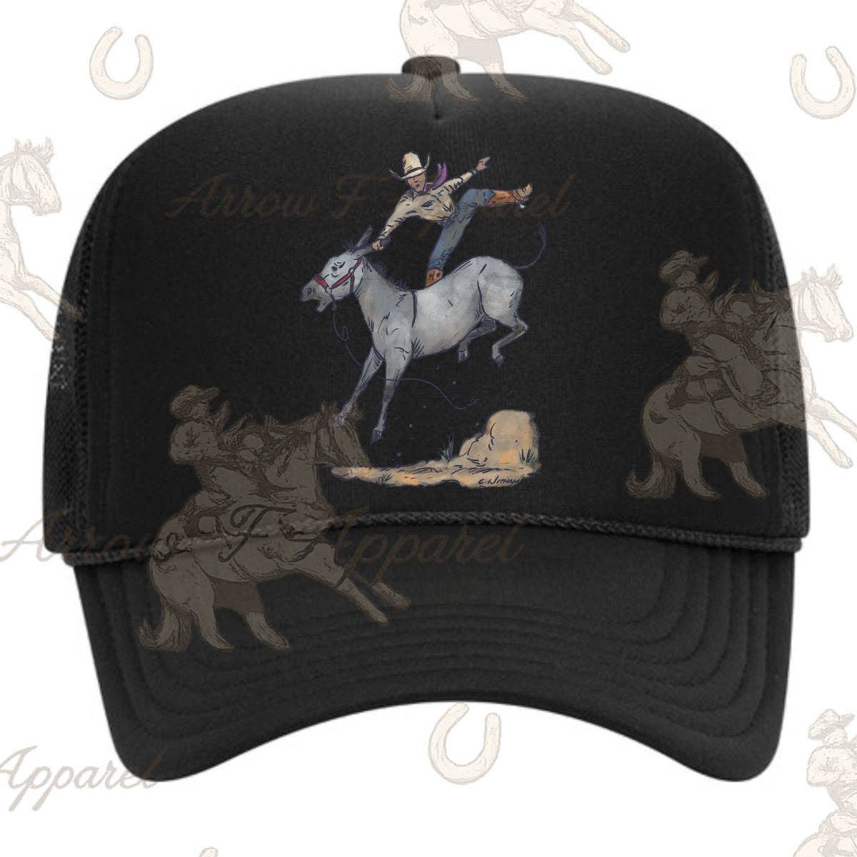 Broncy Donkey Trucker Hat