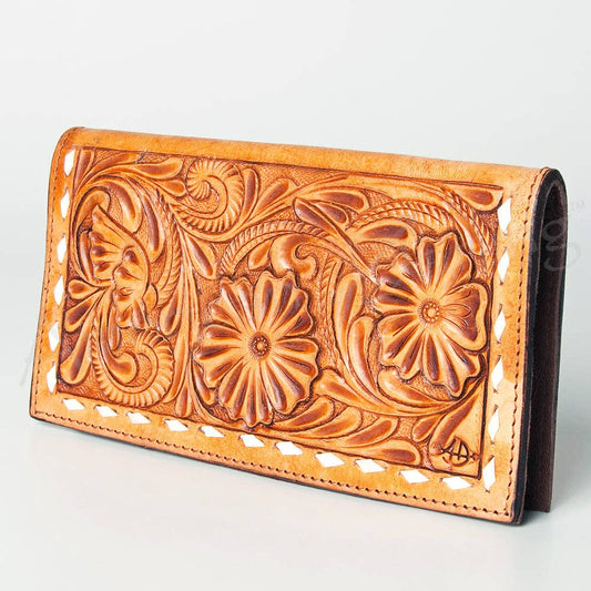 Catalina Floral Hand-Tooled Wallet