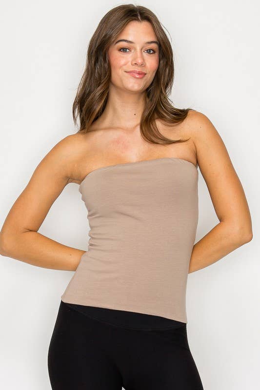 The Andros Double Layered Long Tube Top