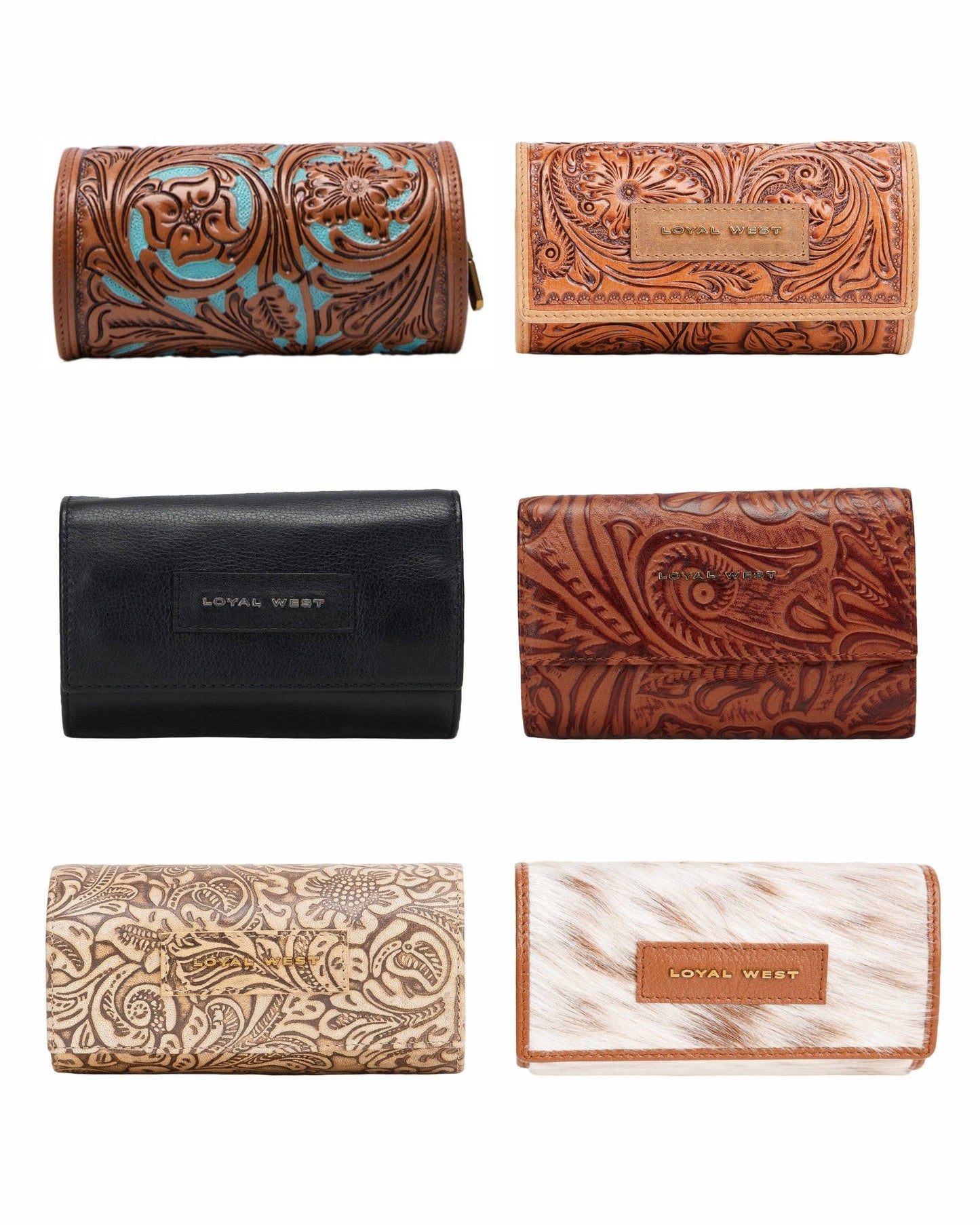 Loyal West Canyon Jewelry Case Handtooled Leather