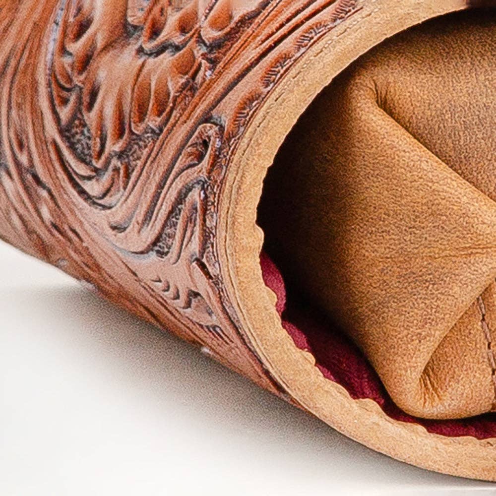 Loyal West Canyon Jewelry Case Handtooled Leather