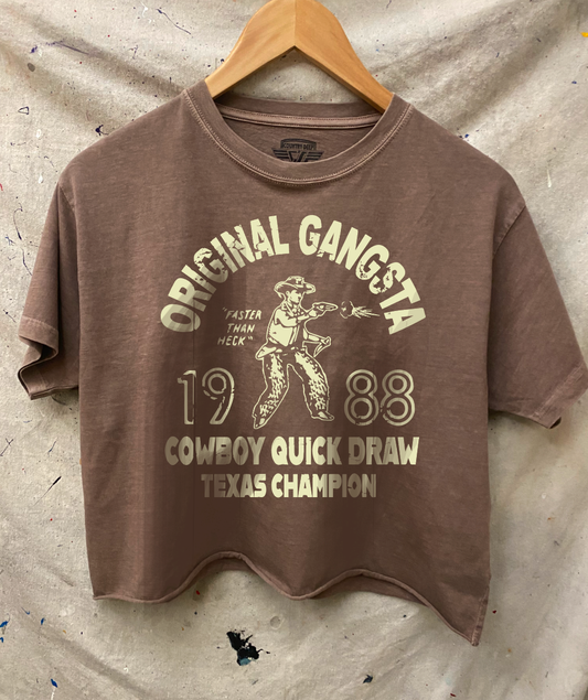 Original Gangsta Relaxed Crop T-shirt